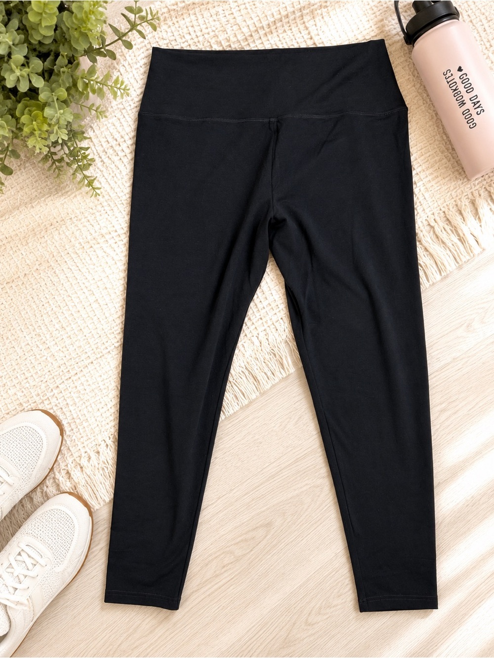 aerie offline OG cotton Black High-Rise Leggings